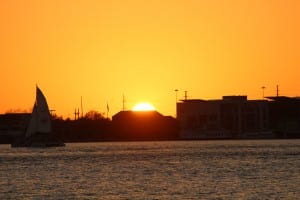 Sunset Sail on Charleston harbor