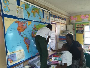 school on Long Cay