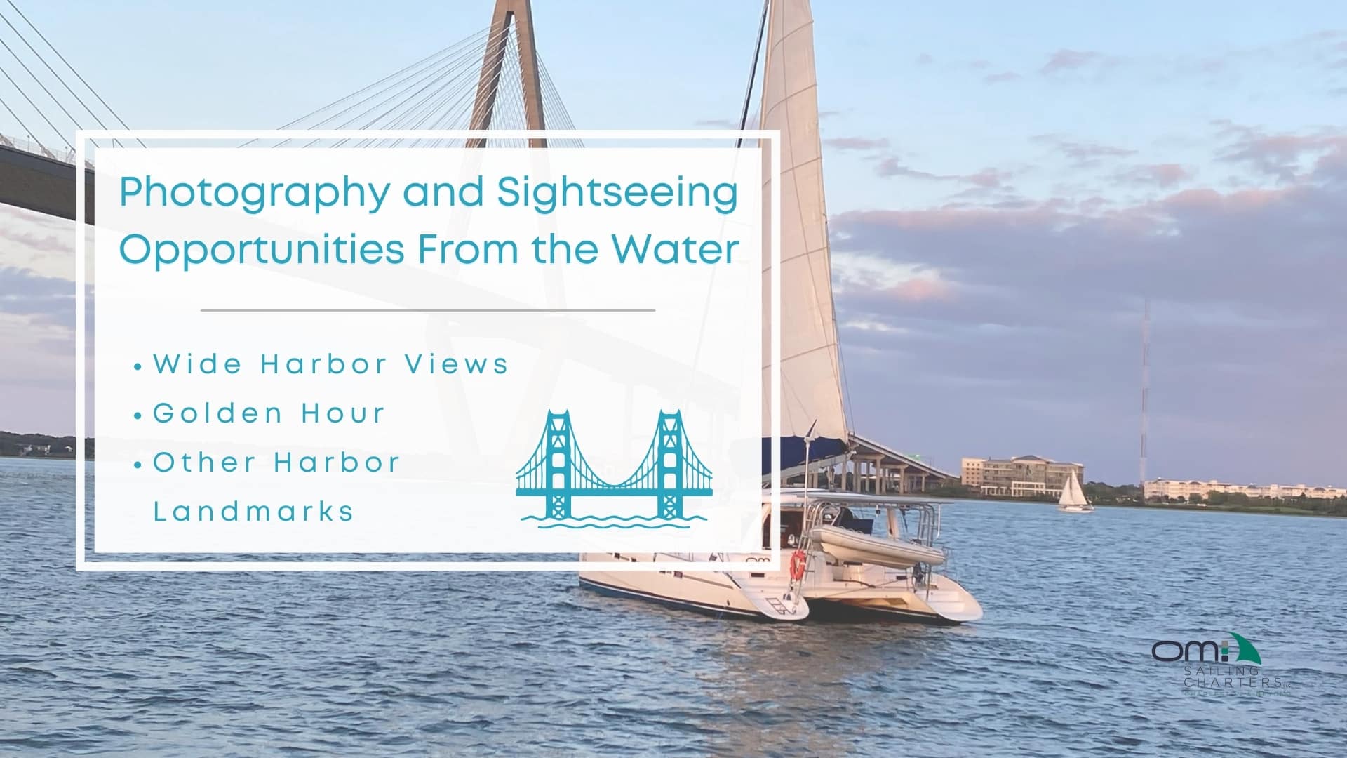 Infographic image of photography and sightseeing opportunities from the water